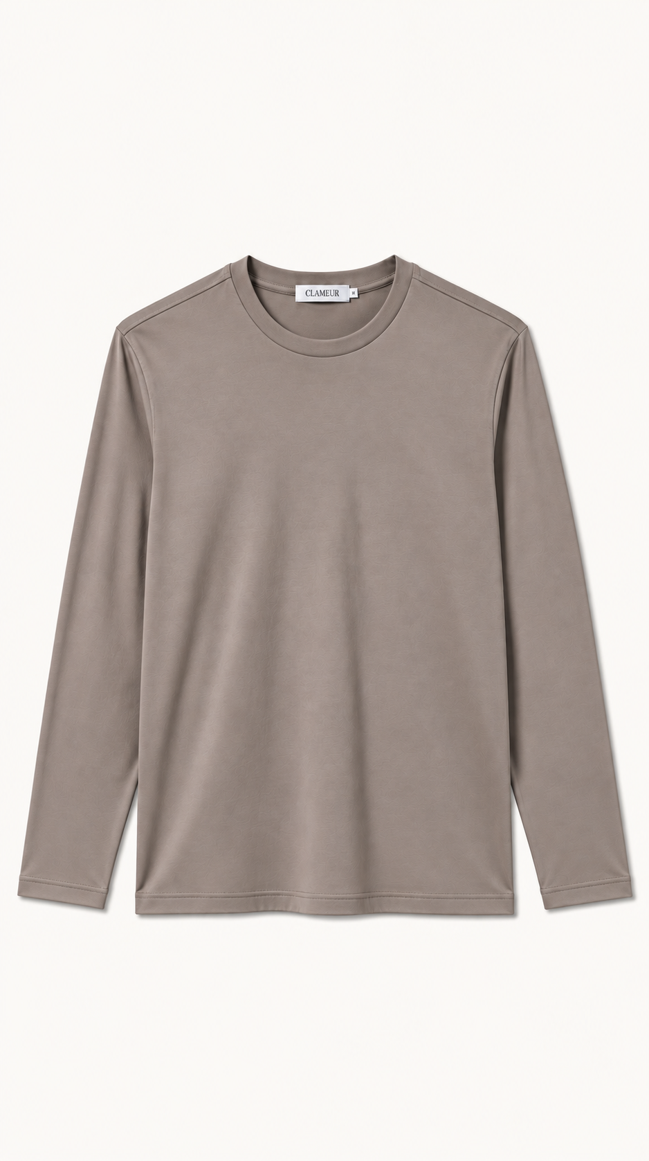 INTERLOCK SUPIMA LONGSLEEVE | DARK BEIGE