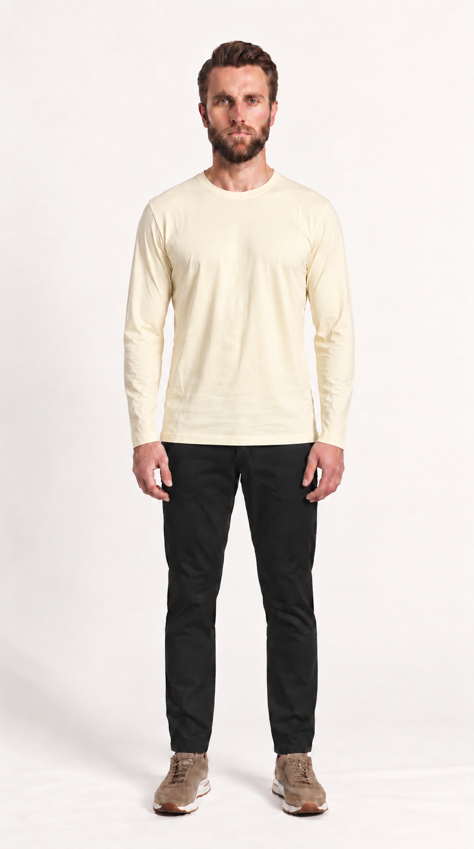 INTERLOCK SUPIMA LONGSLEEVE | CREME