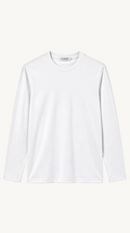 INTERLOCK SUPIMA LONGSLEEVE | WHITE
