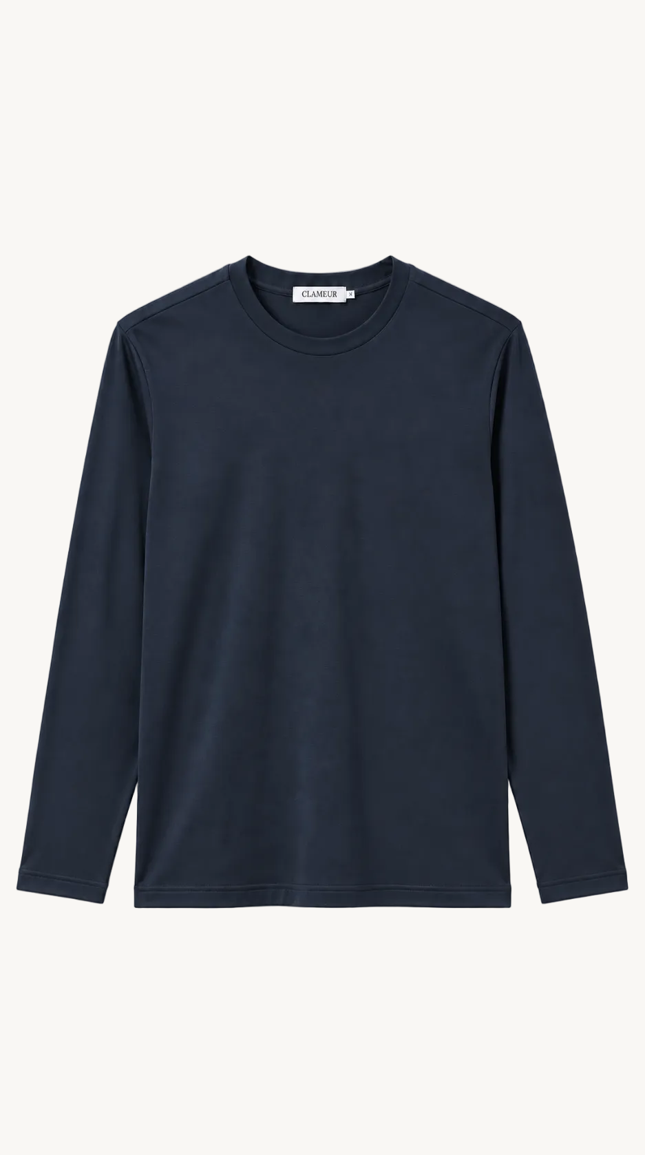 INTERLOCK SUPIMA LONGSLEEVE | NAVY BLUE