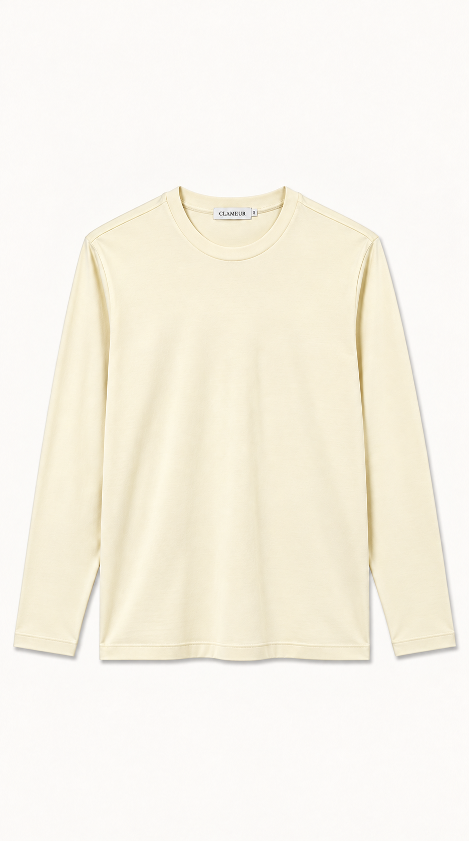 INTERLOCK SUPIMA LONGSLEEVE | CREME