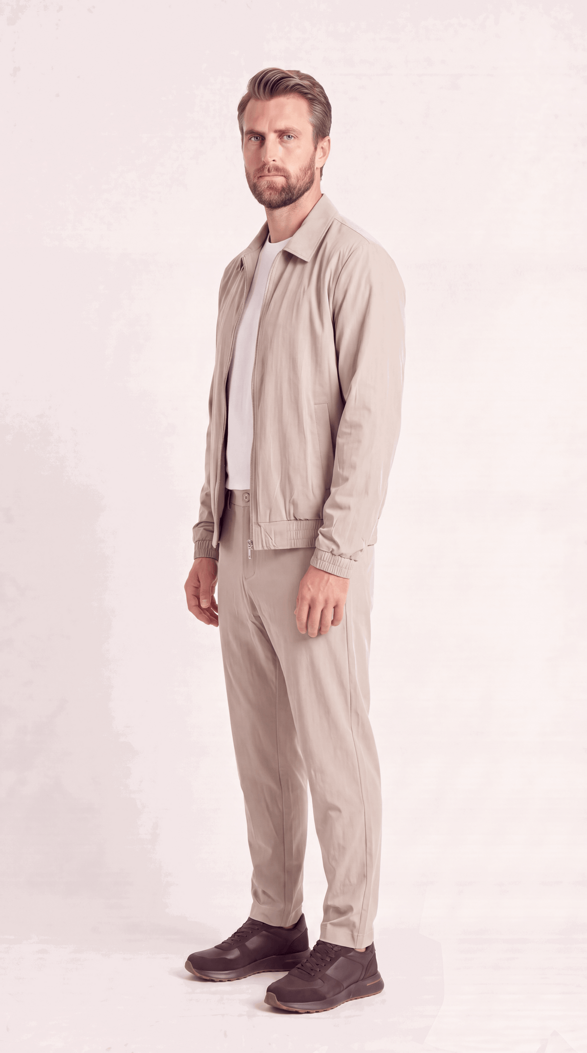 BEIGE TECH SUIT