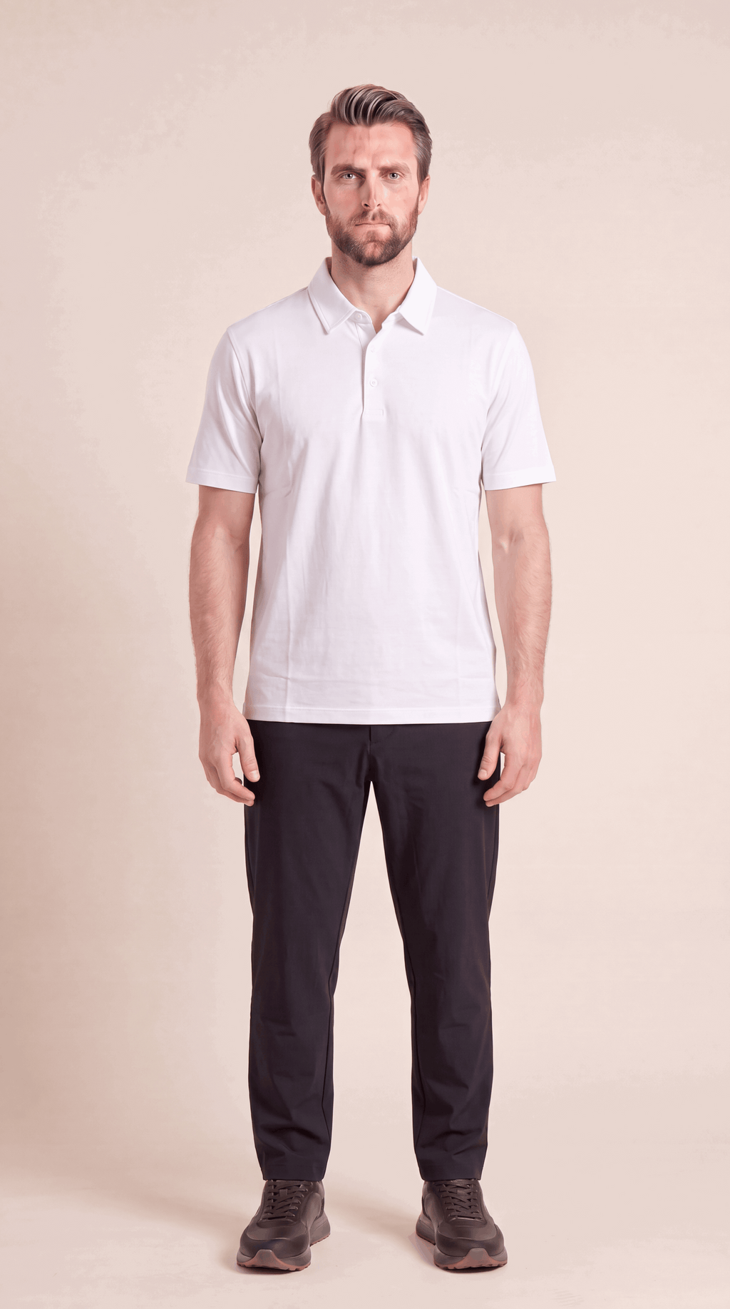 INTERLOCK SUPIMA POLO | WHITE