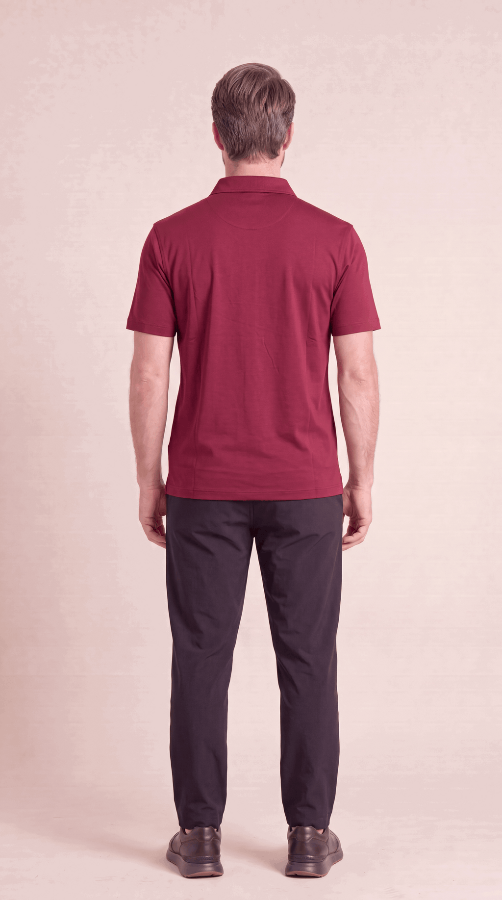 INTERLOCK SUPIMA POLO | ANCORA RED