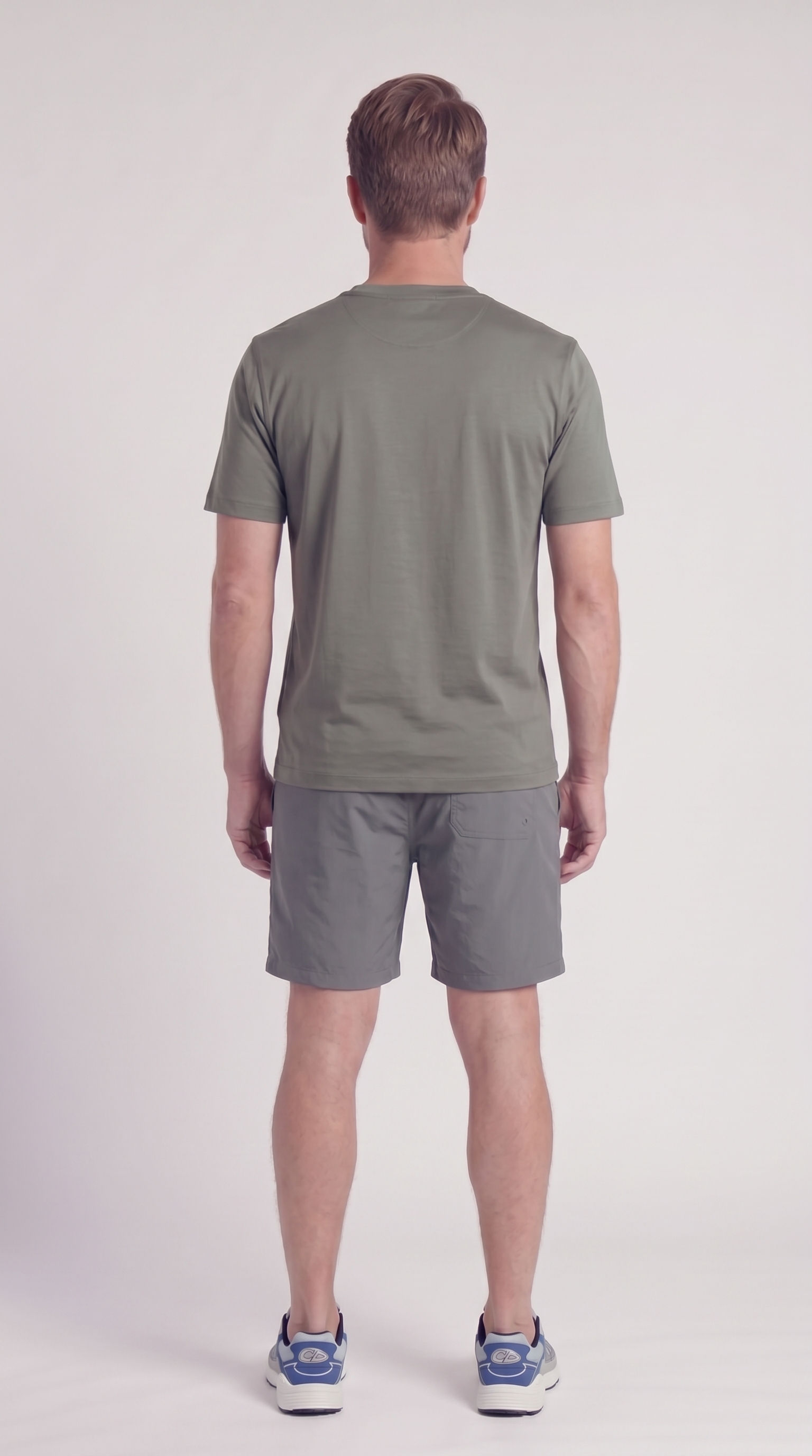 INTERLOCK SUPIMA SHORT | DARK GRAYISH GREEN