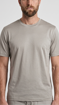 INTERLOCK SUPIMA T-SHIRT | LIGHT BEIGE