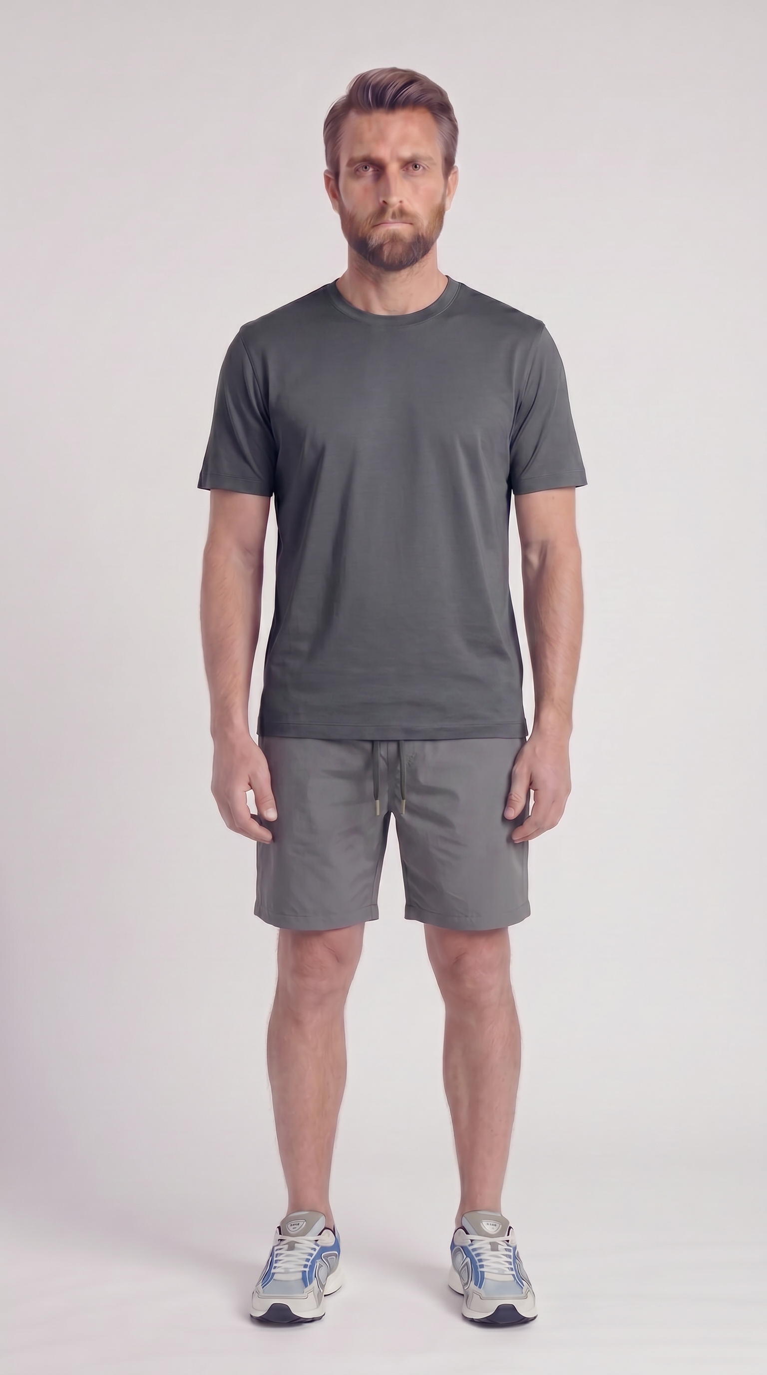 INTERLOCK SUPIMA T-SHIRT | GREY