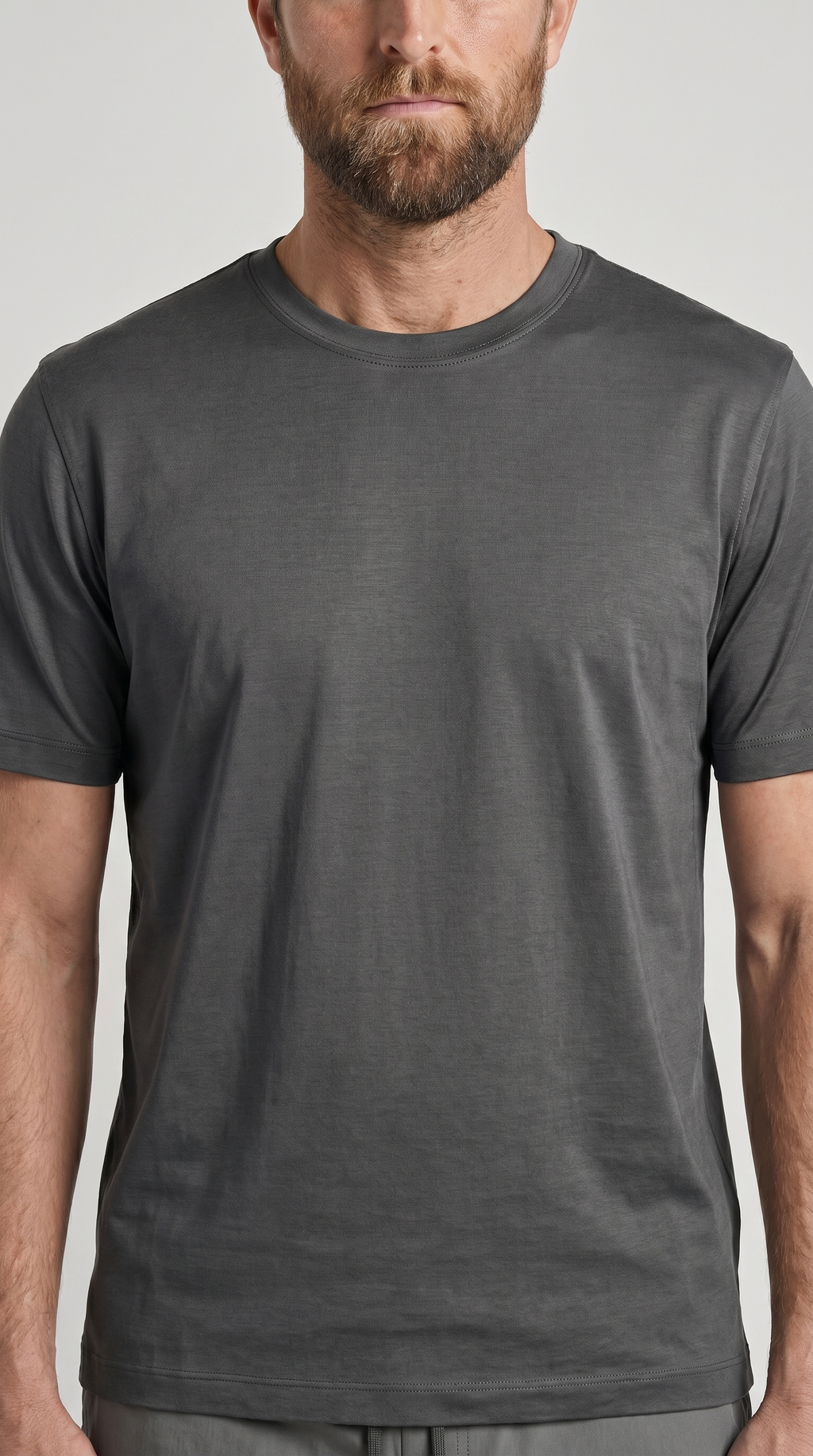 INTERLOCK SUPIMA T-SHIRT | GREY