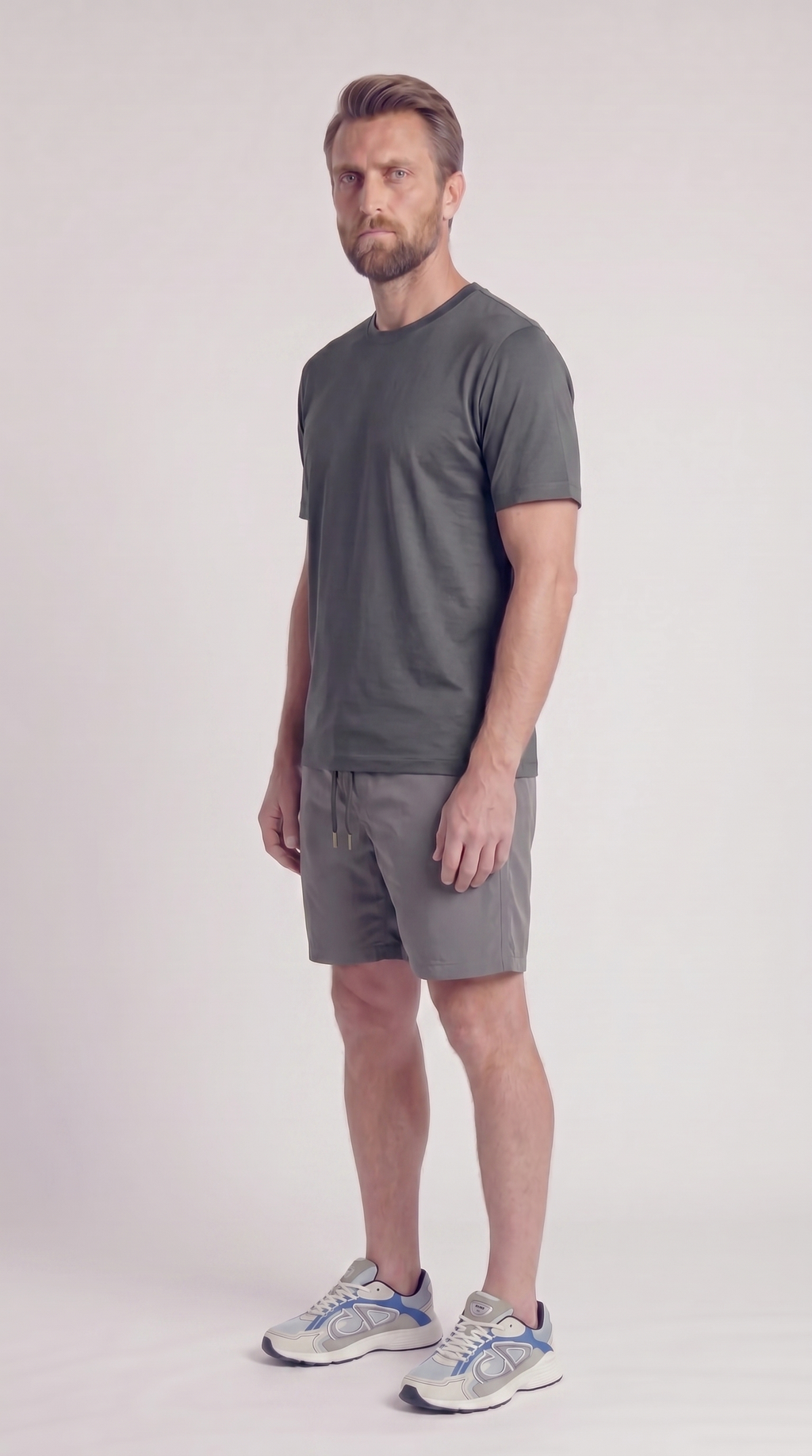 INTERLOCK SUPIMA SHORT | GREY