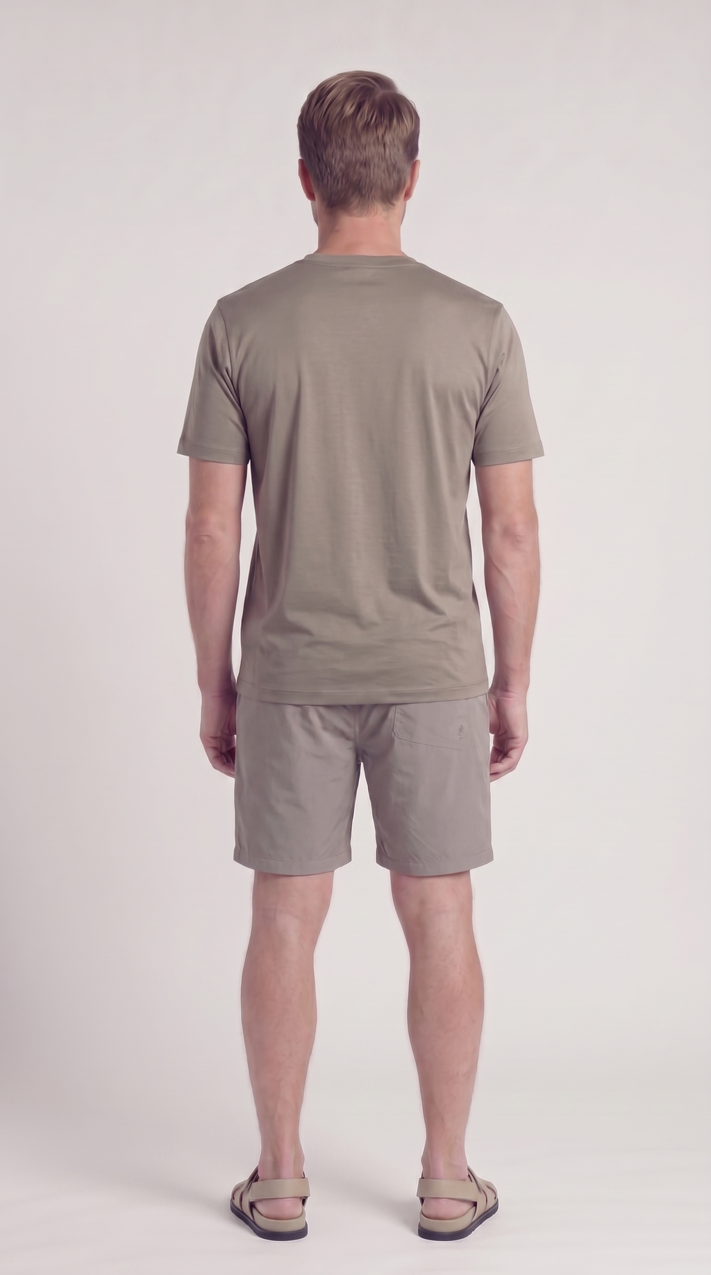 INTERLOCK SUPIMA SHORT | DARK BEIGE