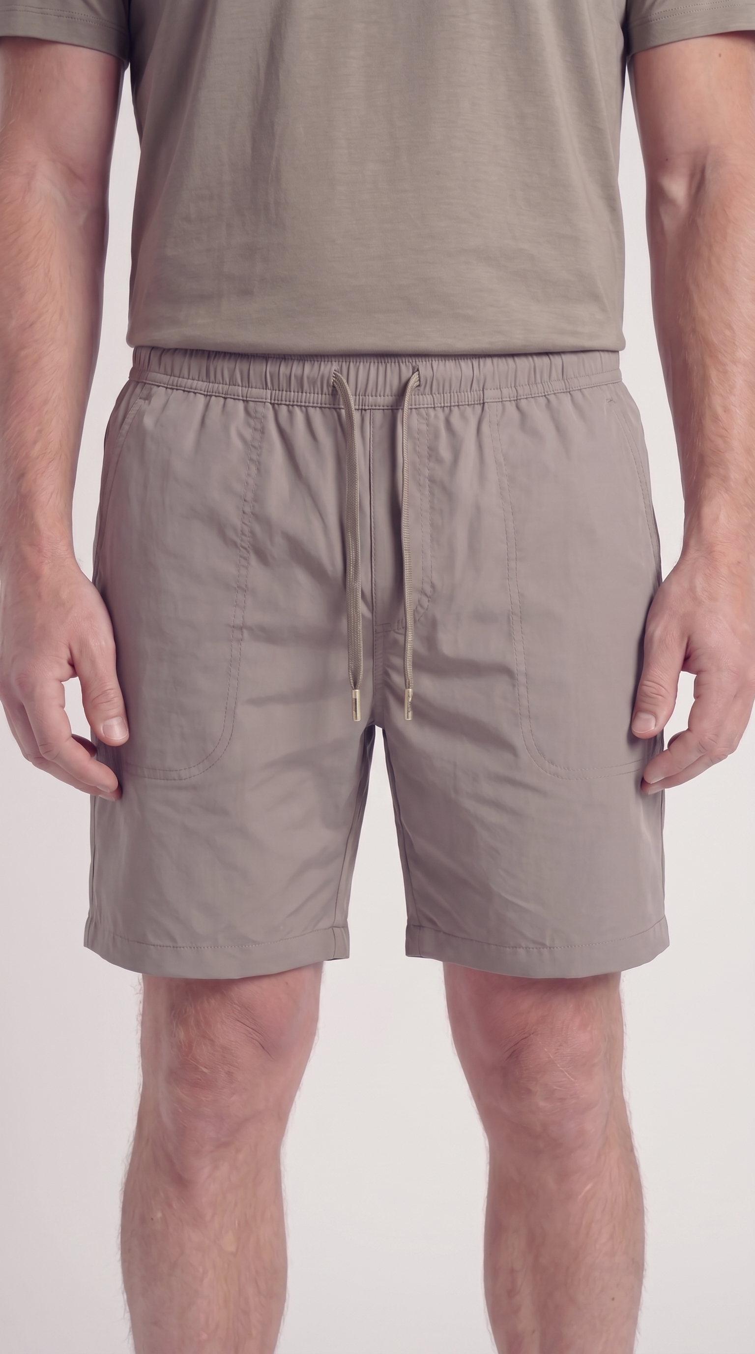 INTERLOCK SUPIMA SHORT | DARK BEIGE