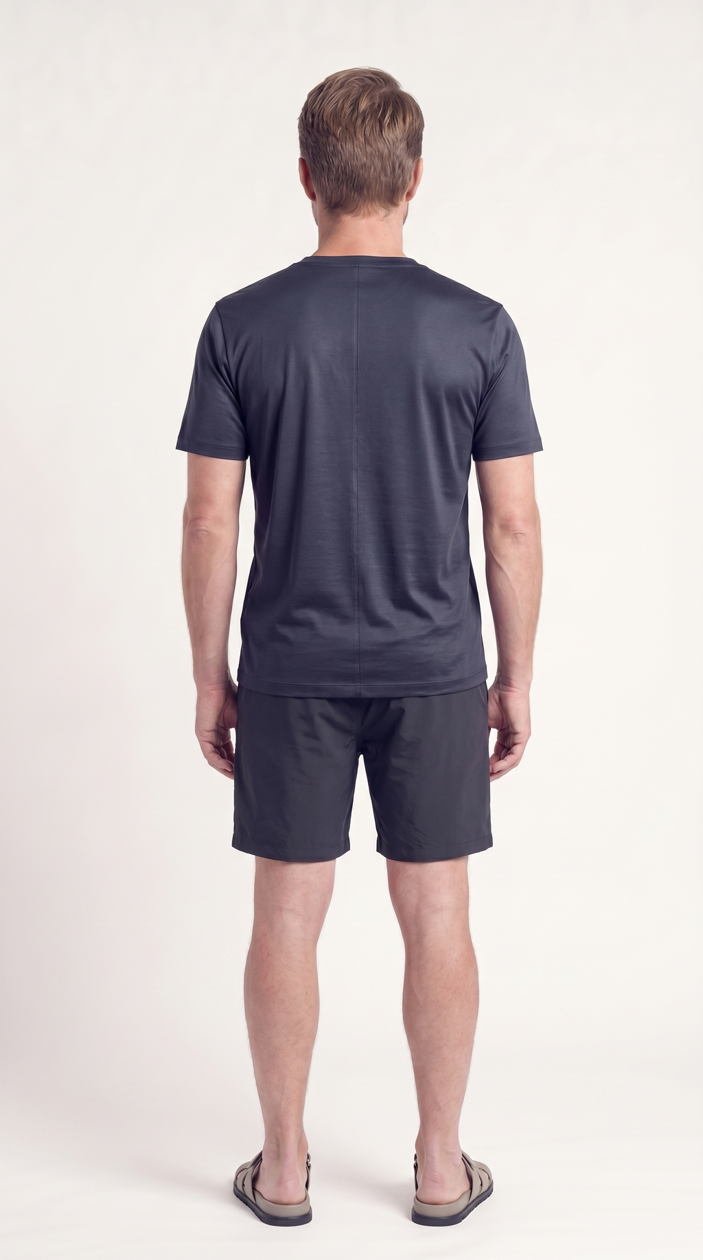 INTERLOCK SUPIMA SHORT | NAVY BLUE