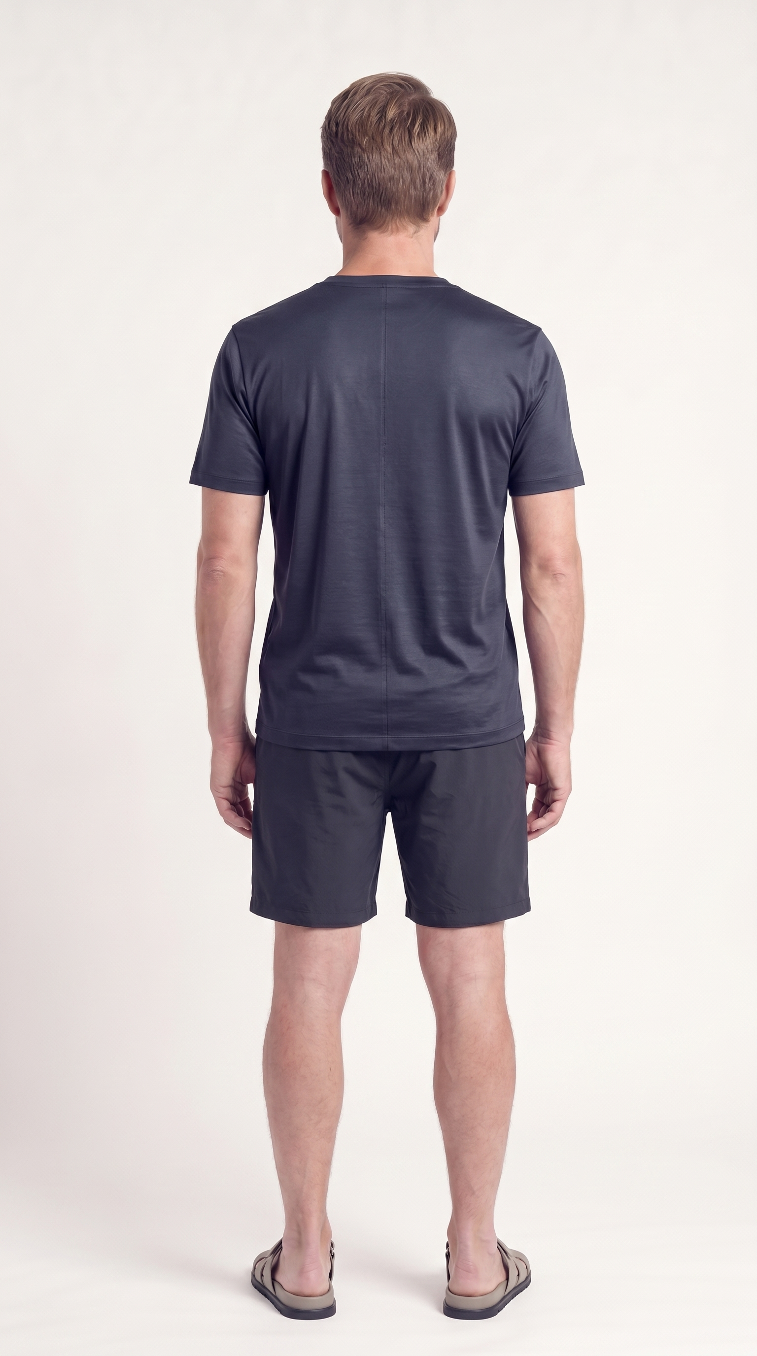 INTERLOCK SUPIMA SHORT | NAVY BLUE