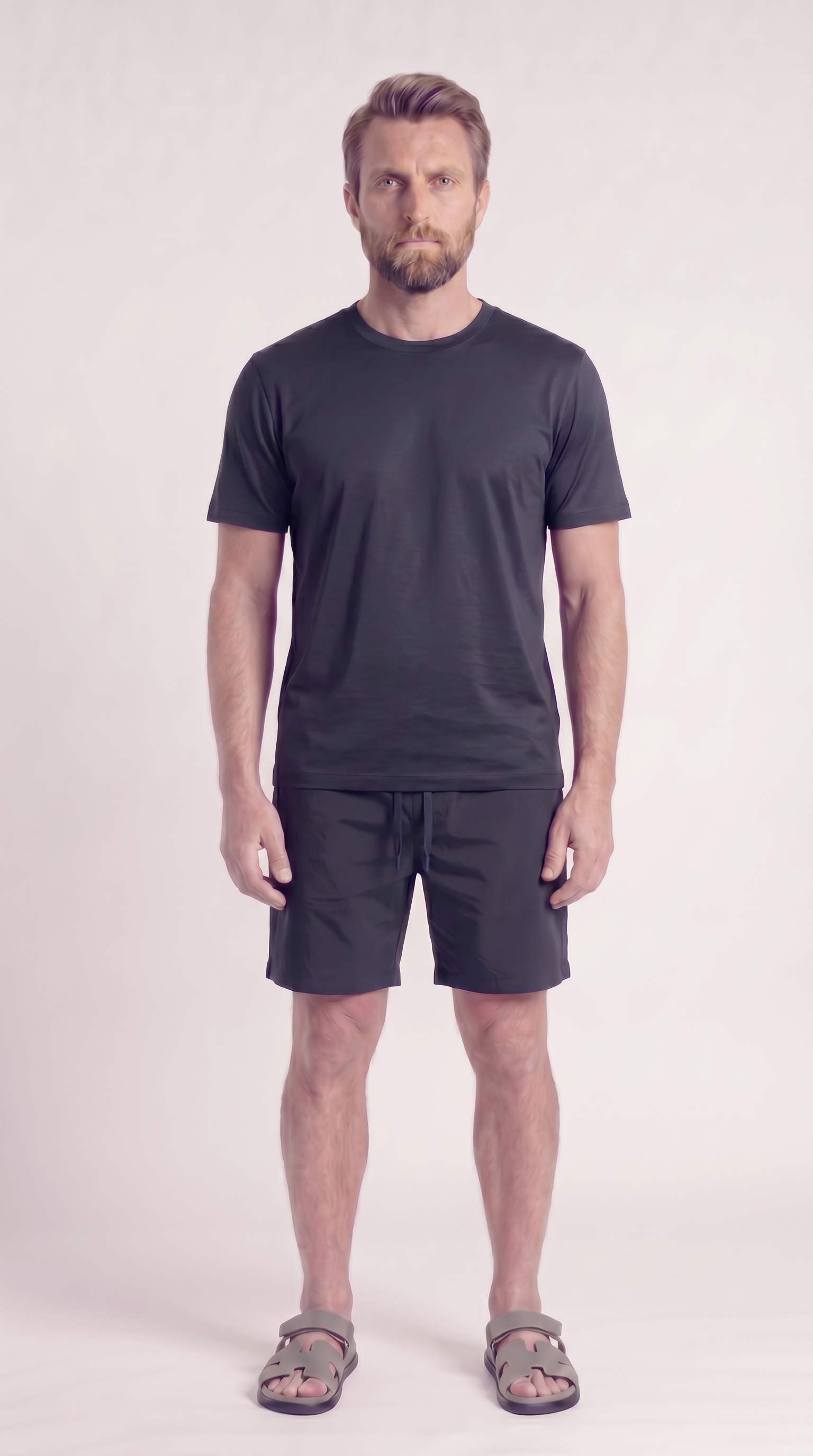 INTERLOCK SUPIMA SHORT | ONXY BLACK