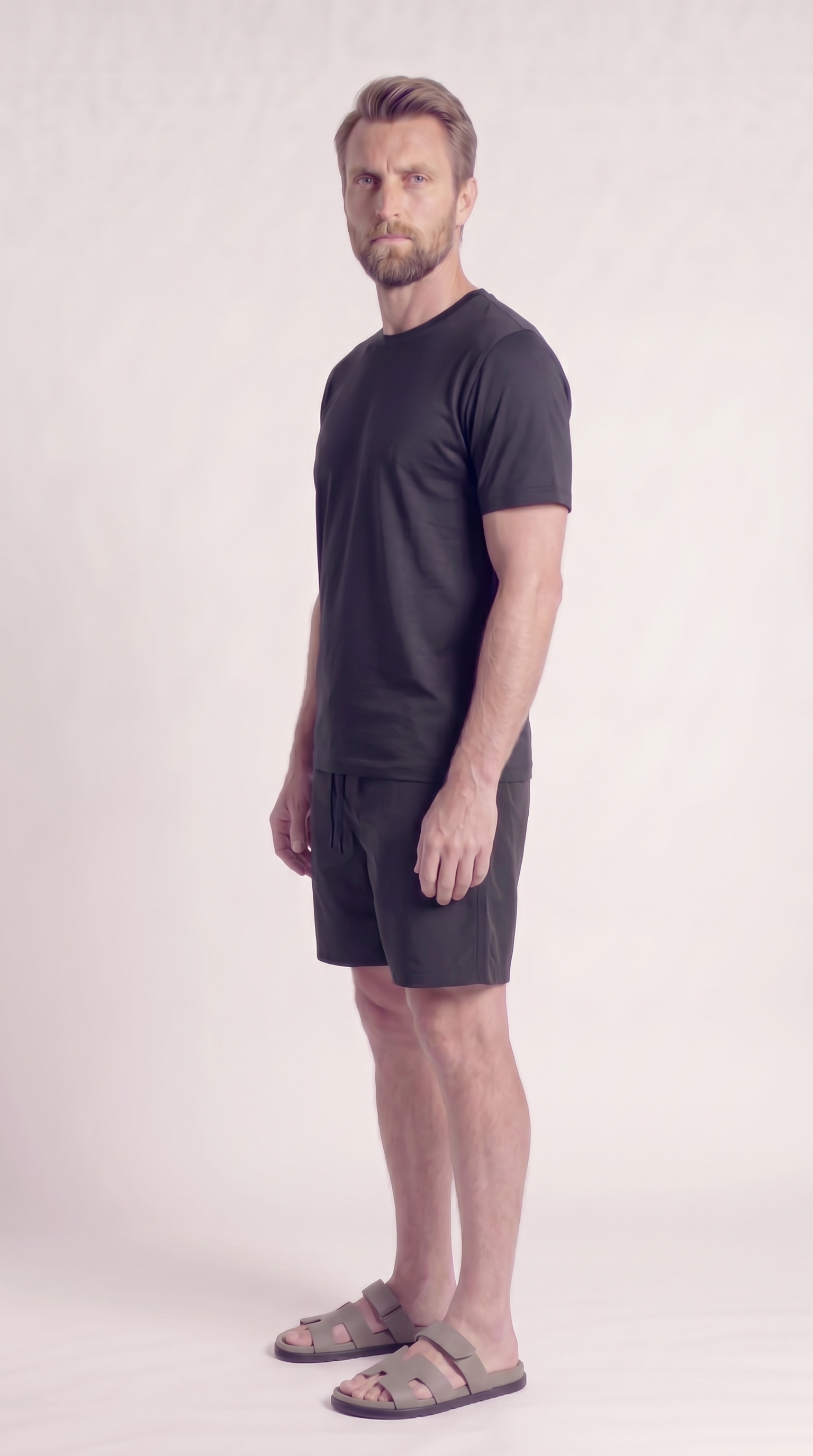 INTERLOCK SUPIMA SHORT | ONXY BLACK