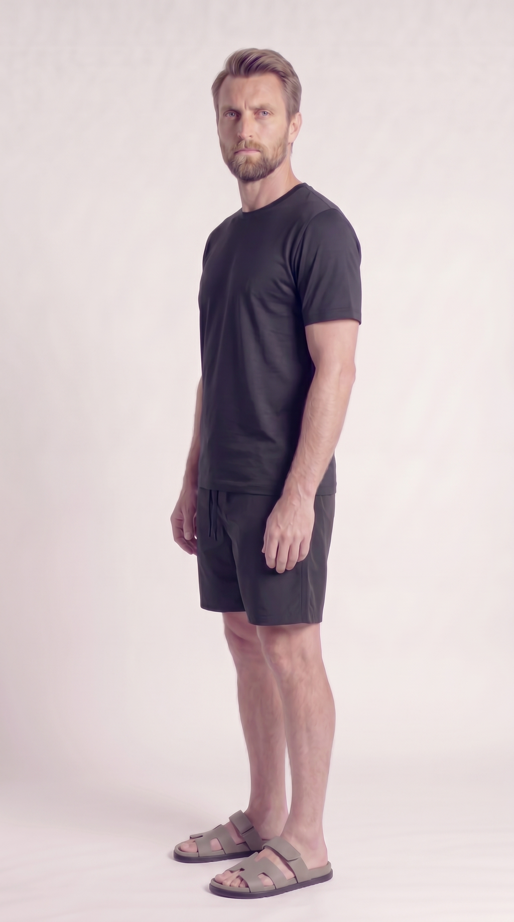 INTERLOCK SUPIMA T-SHIRT | ONXY BLACK