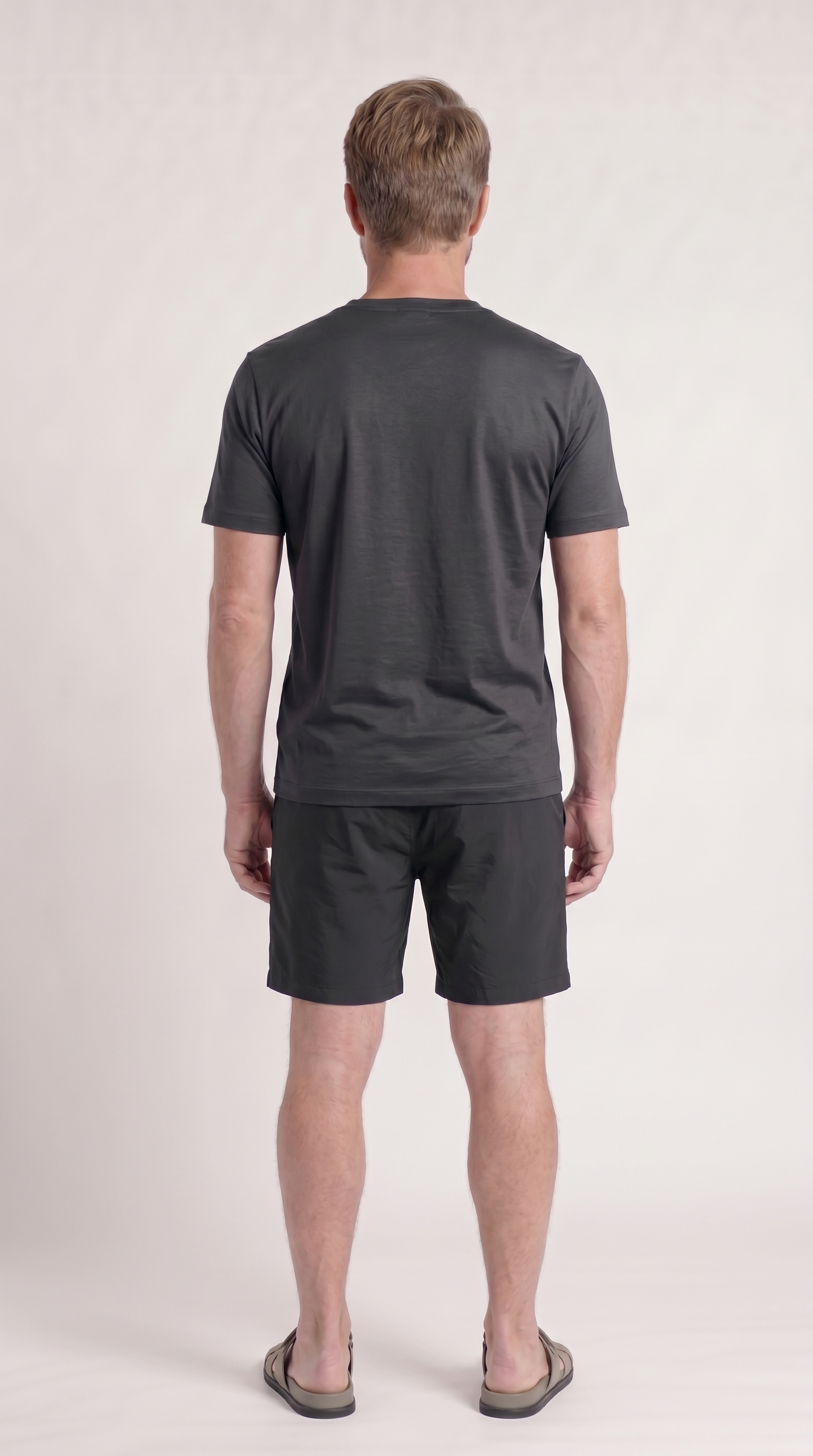 INTERLOCK SUPIMA SHORT | ONXY BLACK