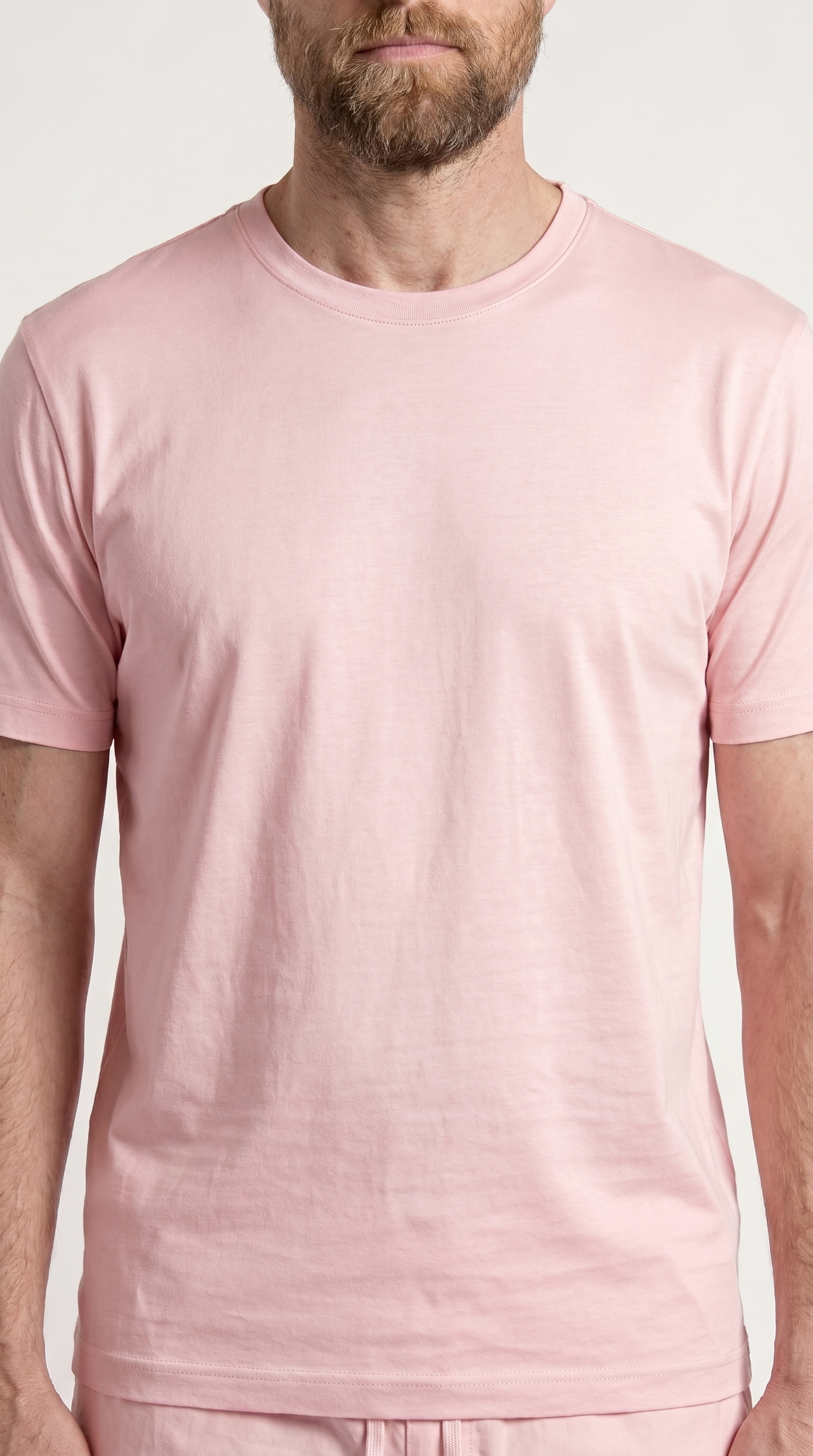 INTERLOCK SUPIMA T-SHIRT | BLUSH PINK