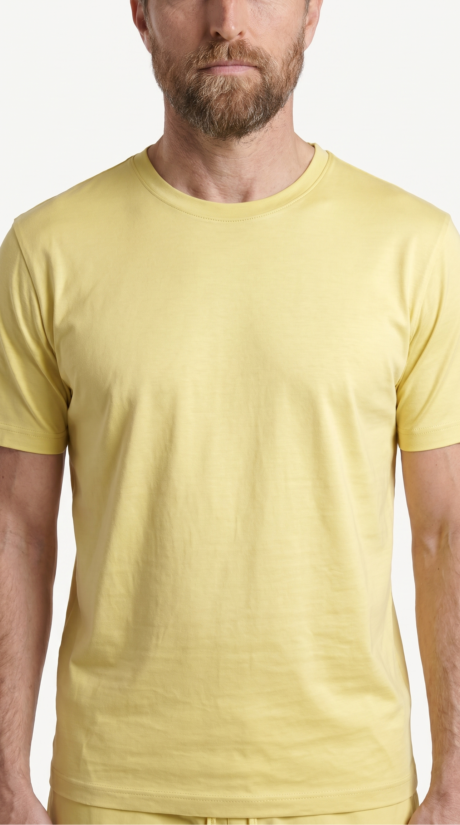 INTERLOCK SUPIMA T-SHIRT | LEMON