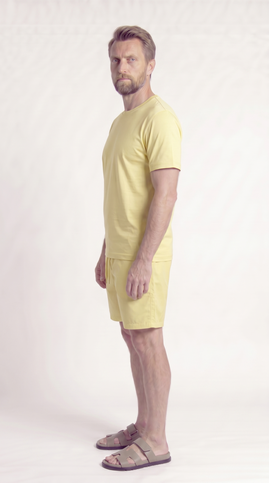 INTERLOCK SUPIMA SHORT | LEMON