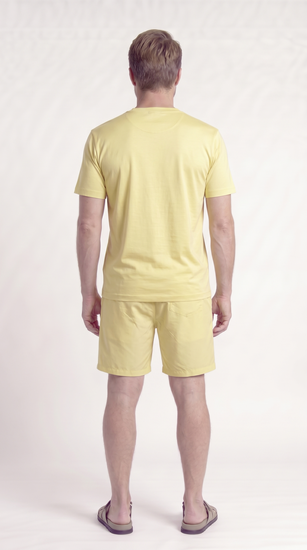 INTERLOCK SUPIMA SHORT | LEMON