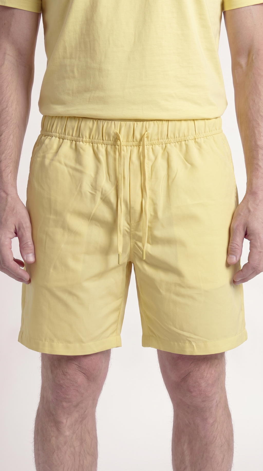 INTERLOCK SUPIMA SHORT | LEMON