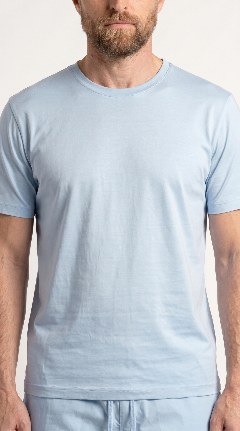INTERLOCK SUPIMA T-SHIRT | SKY BLUE