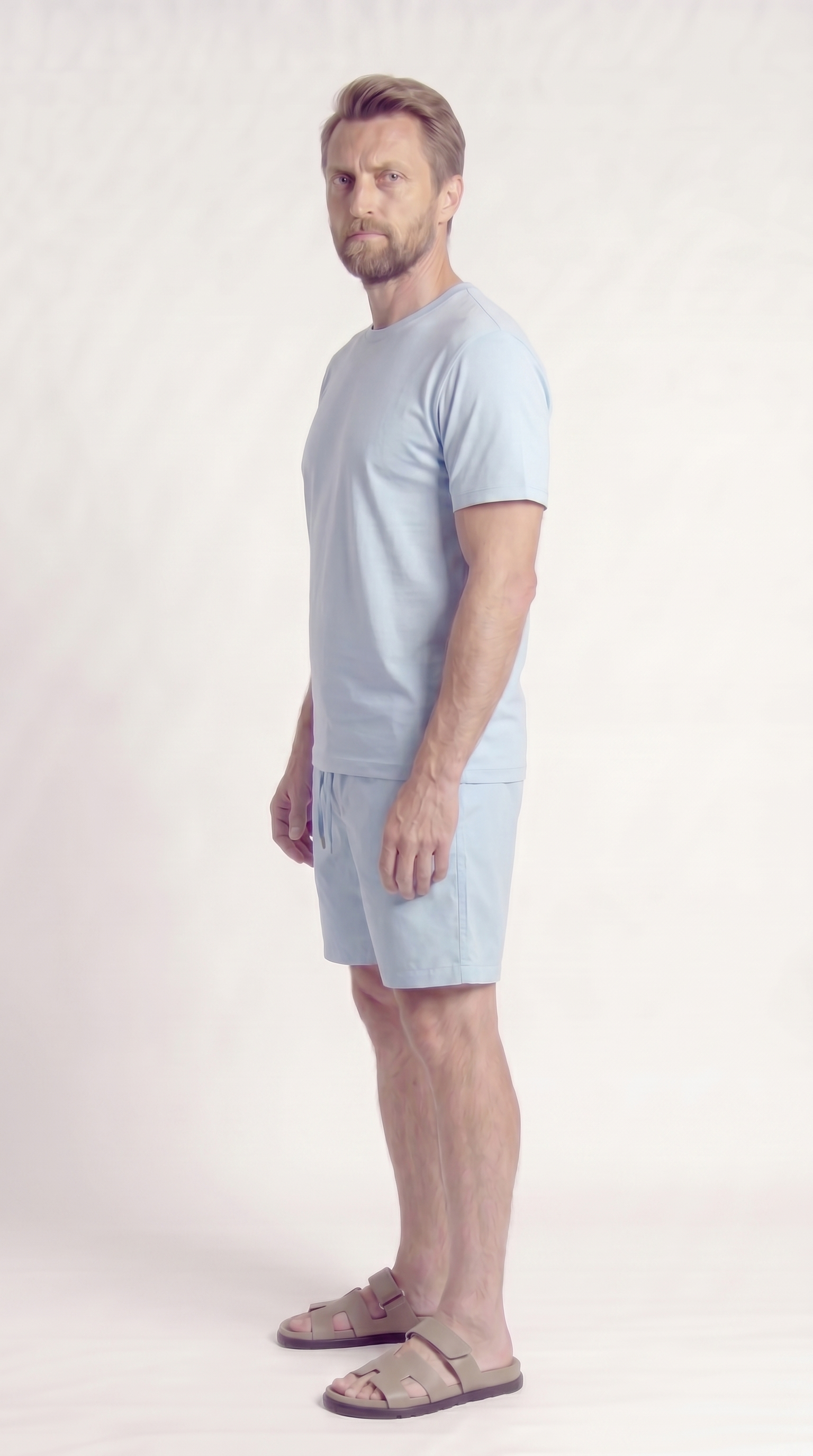 INTERLOCK SUPIMA SHORT | SKY BLUE