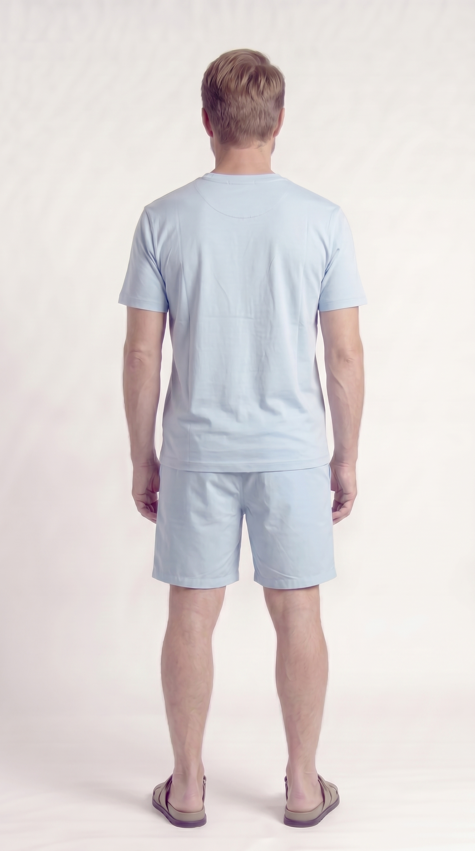 INTERLOCK SUPIMA SHORT | SKY BLUE