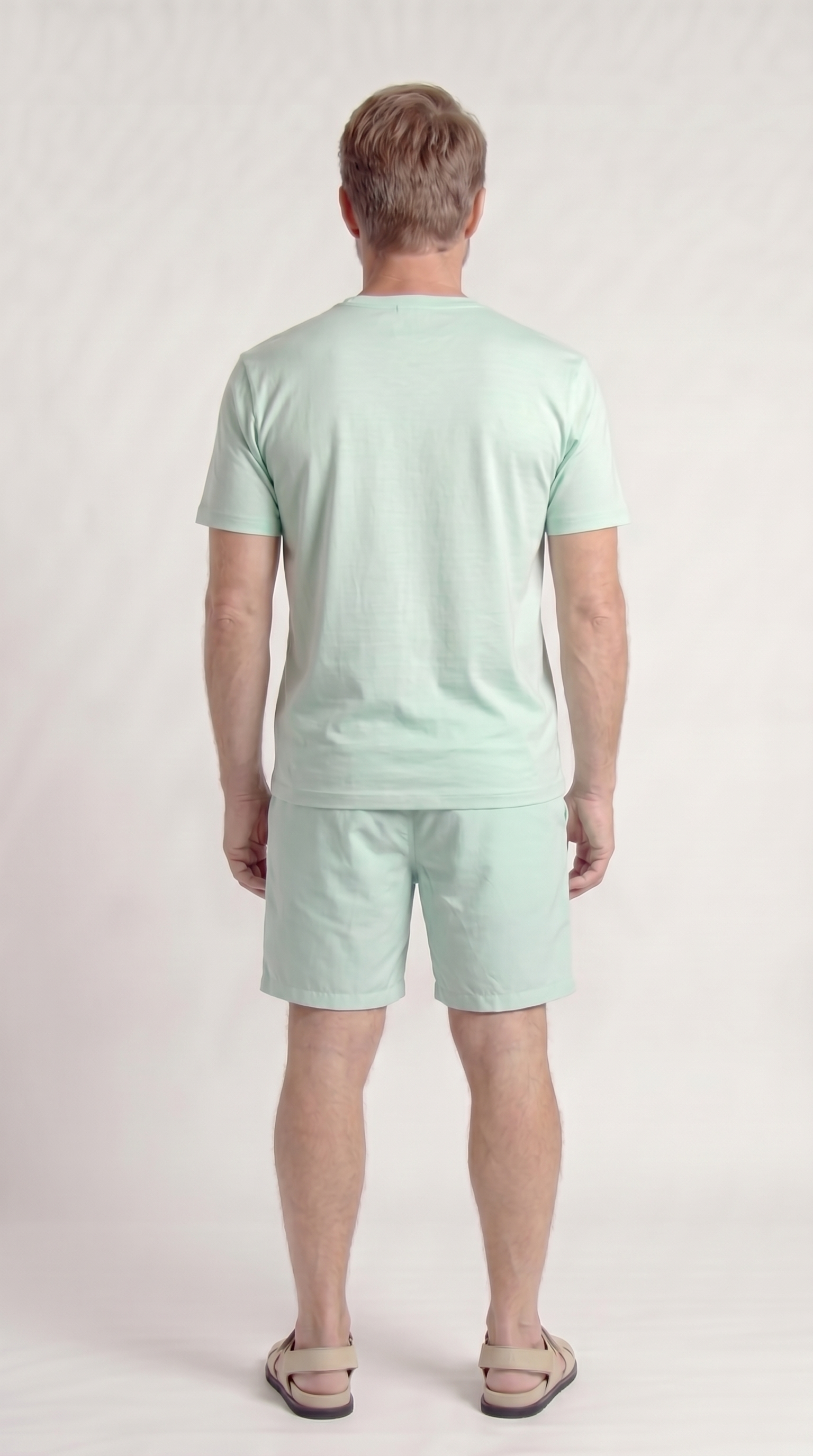 INTERLOCK SUPIMA SHORT | MINT GREEN