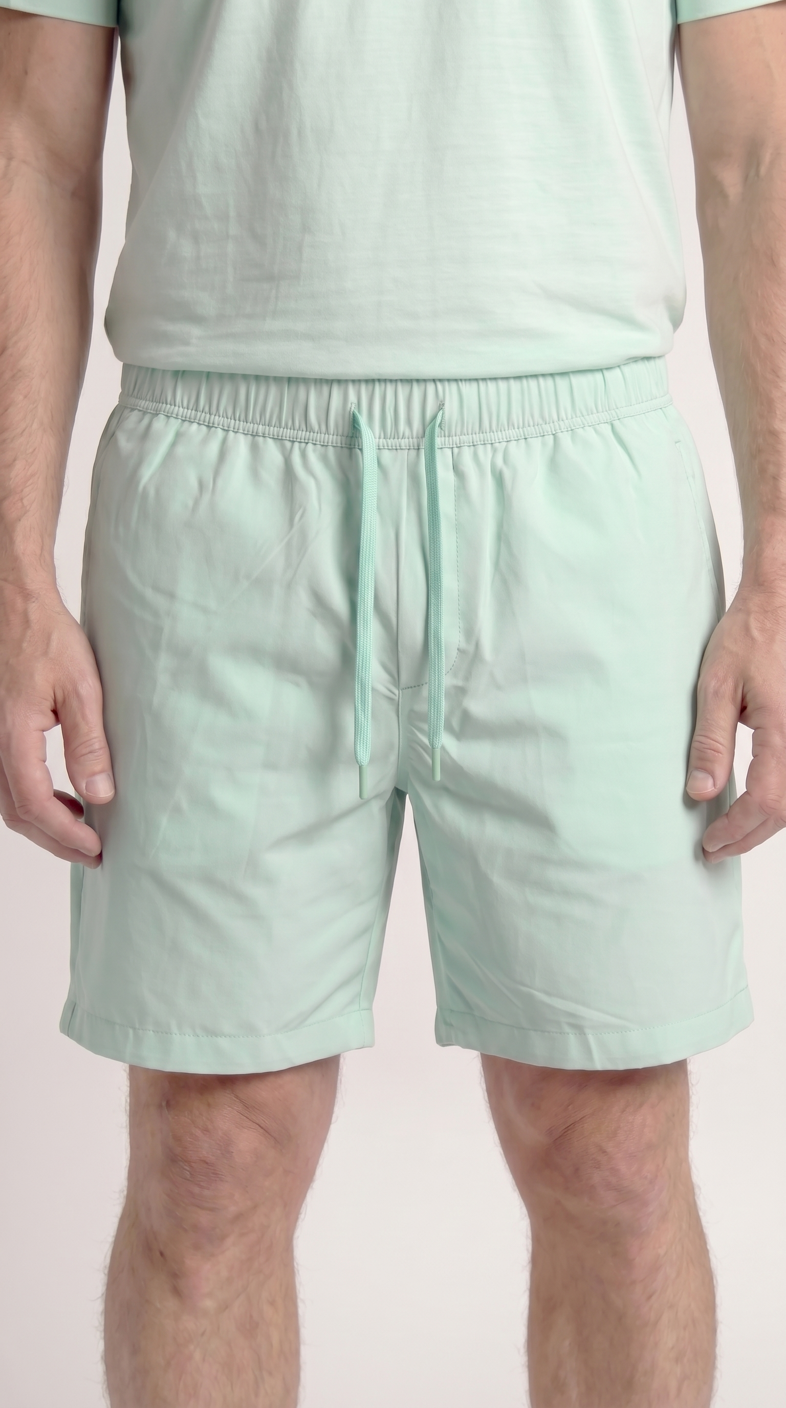 INTERLOCK SUPIMA SHORT | MINT GREEN