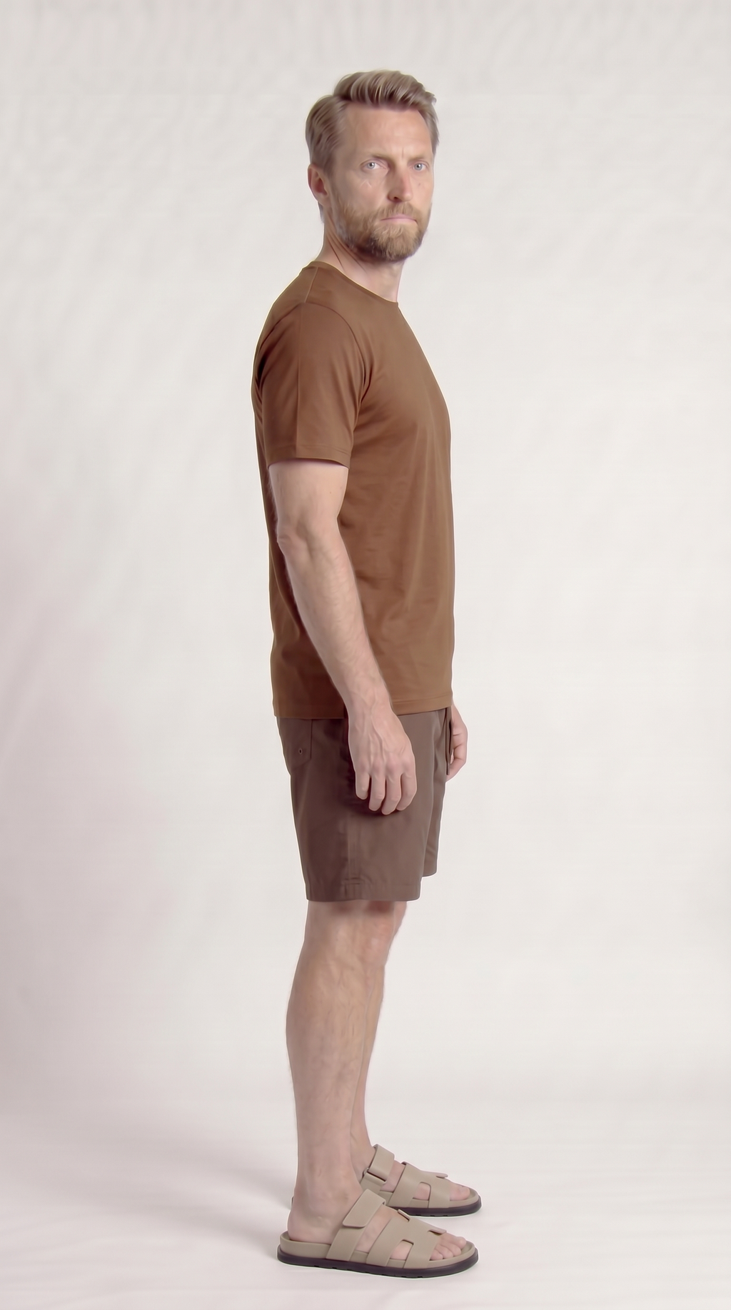 INTERLOCK SUPIMA SHORT | COFFEE