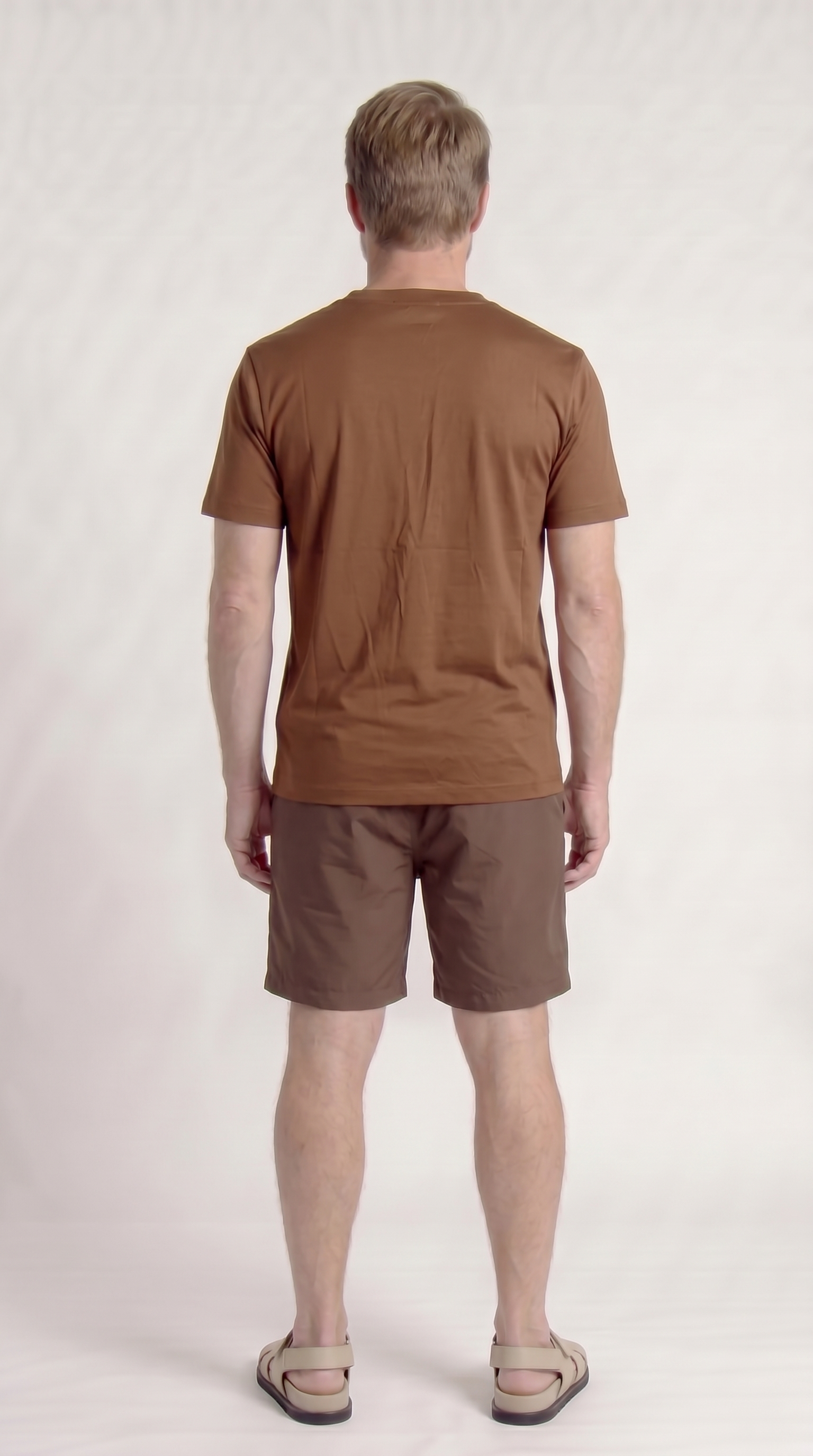 INTERLOCK SUPIMA SHORT | COFFEE