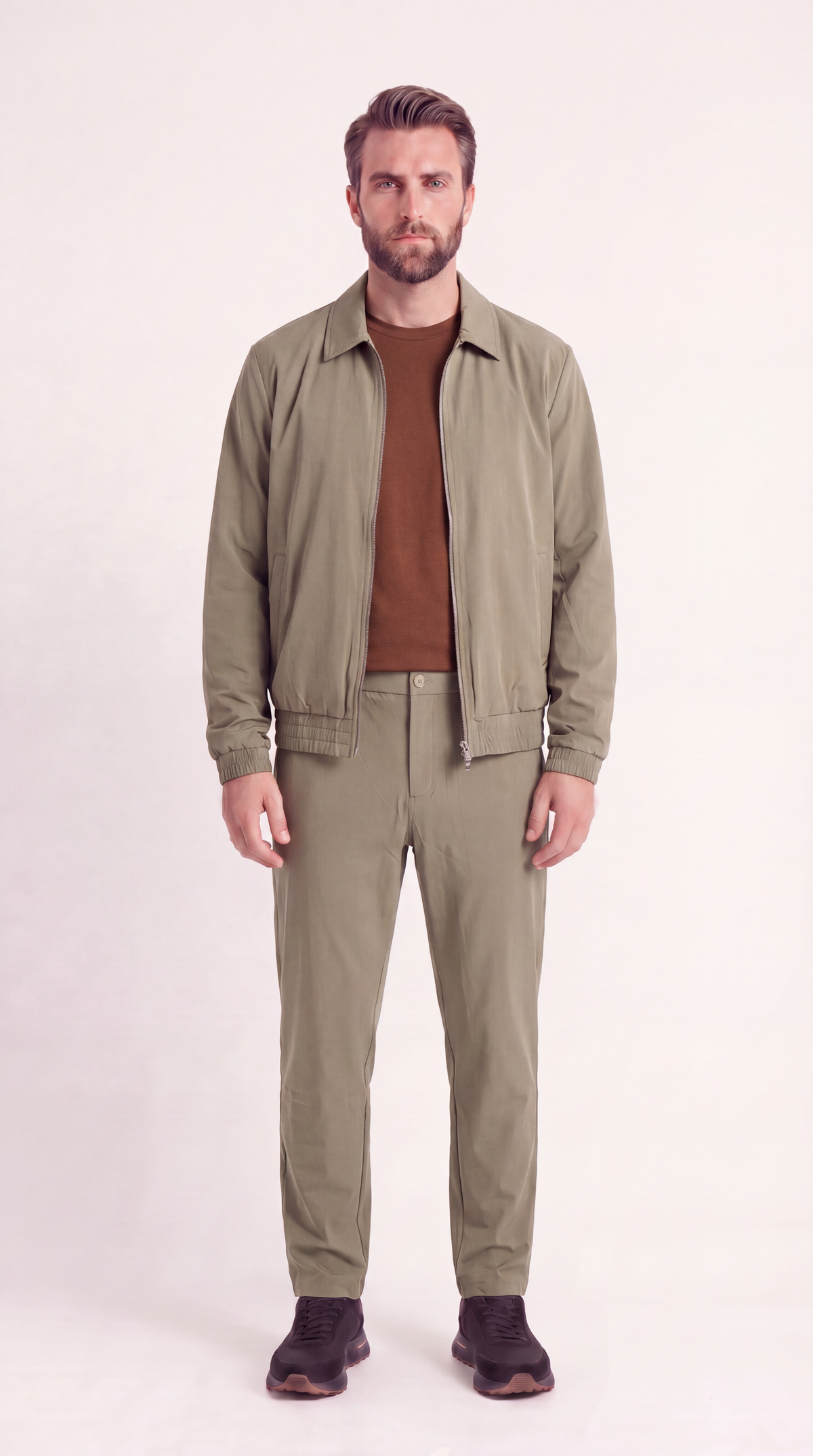 GREY APRICOT TECH SUIT