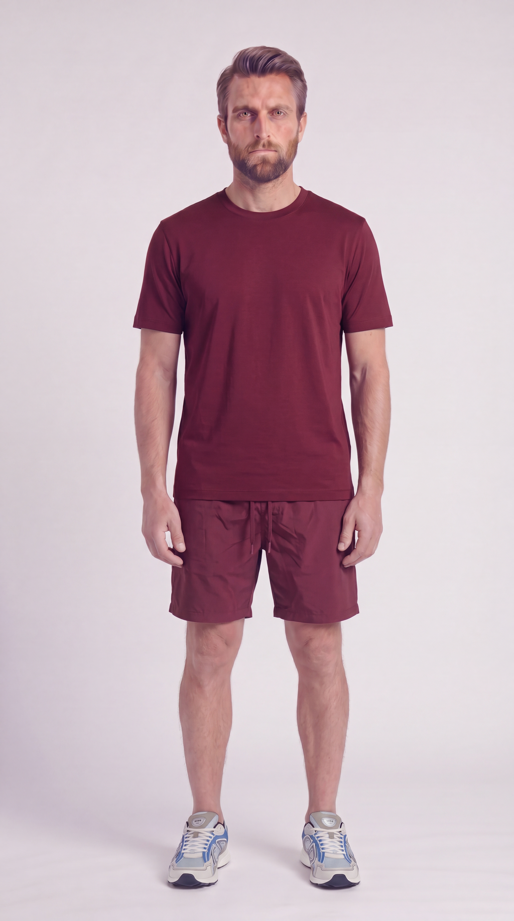 INTERLOCK SUPIMA SHORT | ANCORA RED
