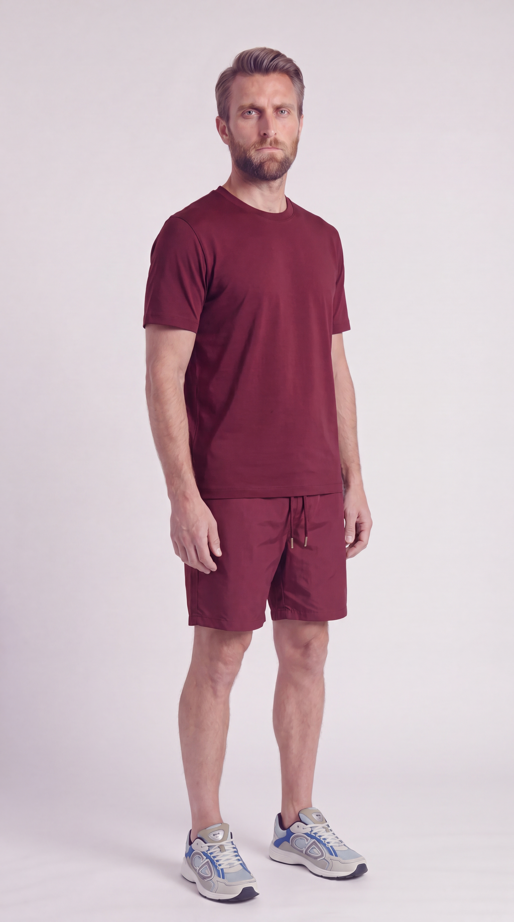 INTERLOCK SUPIMA SHORT | ANCORA RED