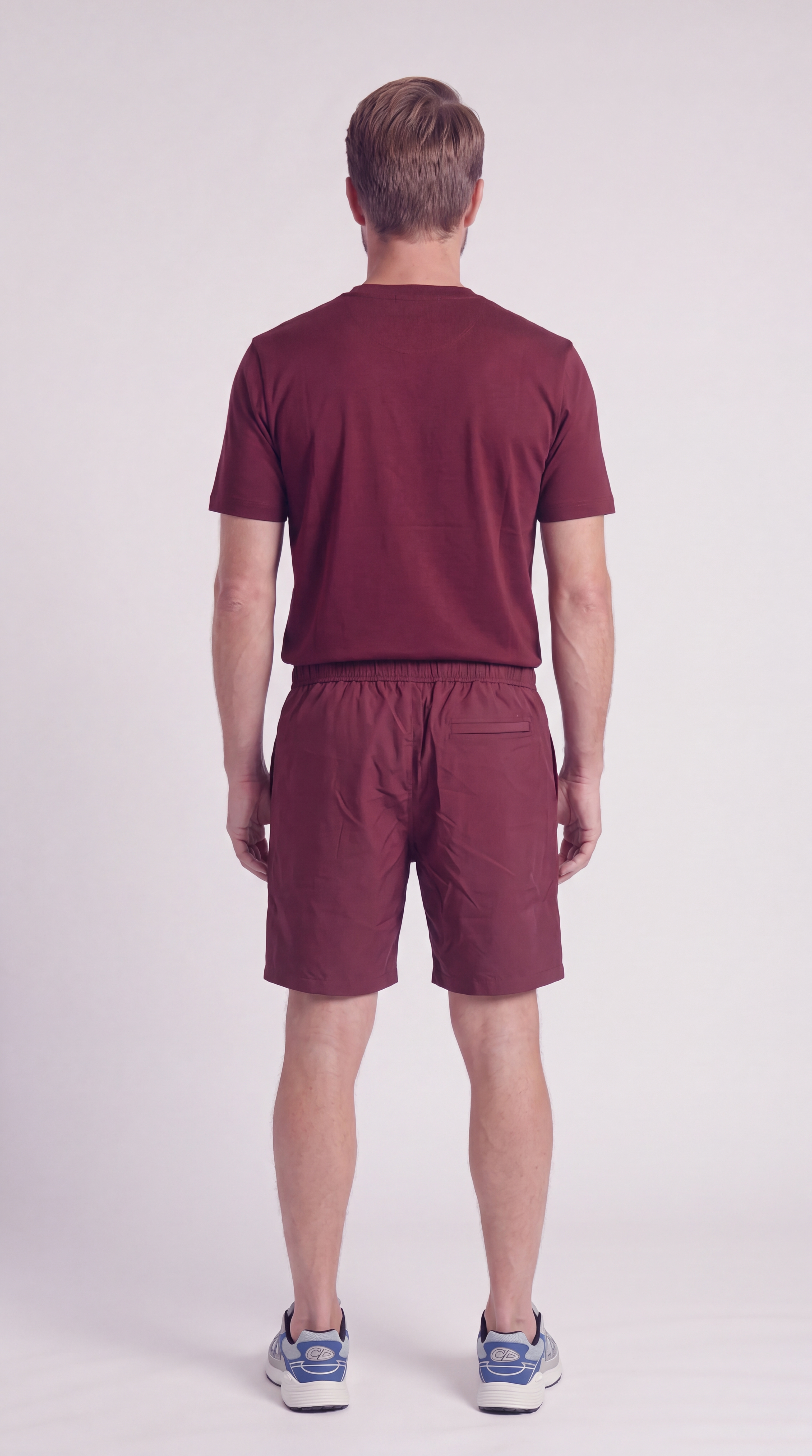 INTERLOCK SUPIMA SHORT | ANCORA RED