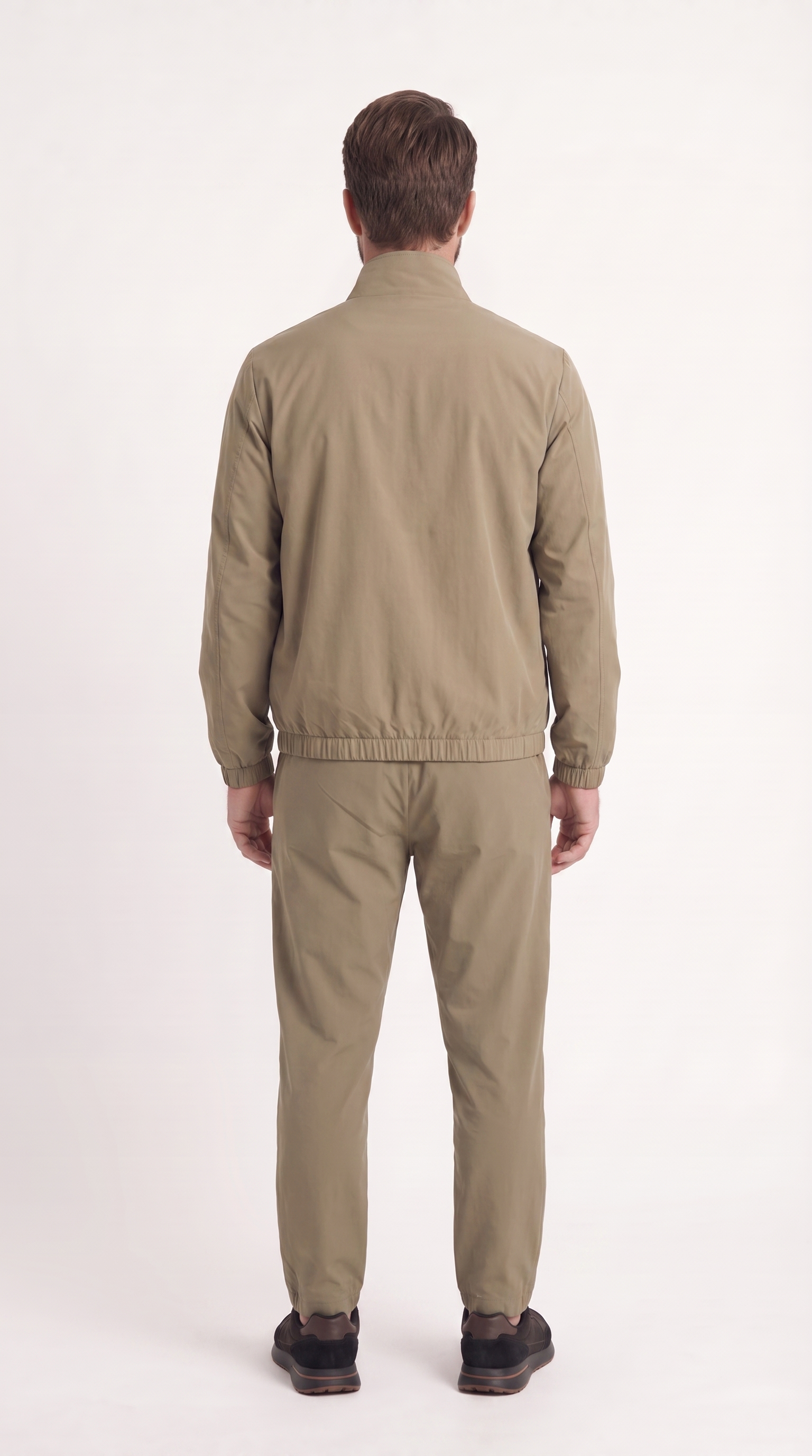 REVERSIBLE JACKET GREY APRICOT/CREME WHITE