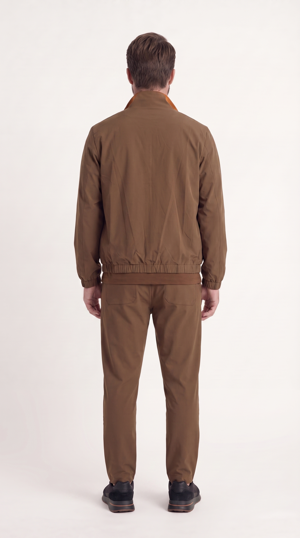 REVERSIBLE JACKET BROWN/AUBURN