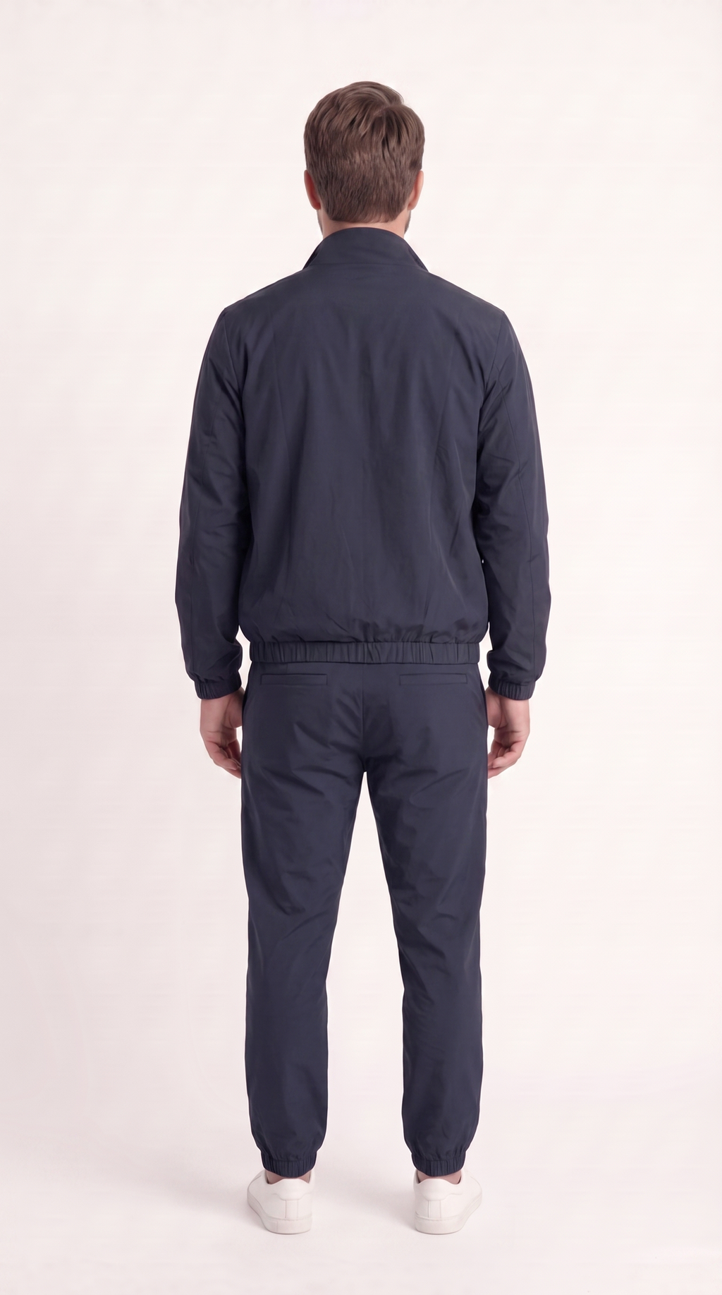 REVERSIBLE JACKET NAVY BLUE/BEIGE