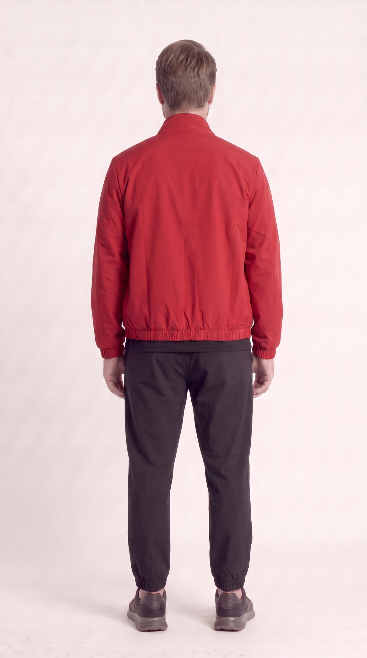 REVERSIBLE JACKET ONXY BLACK/BURGUNDY RED
