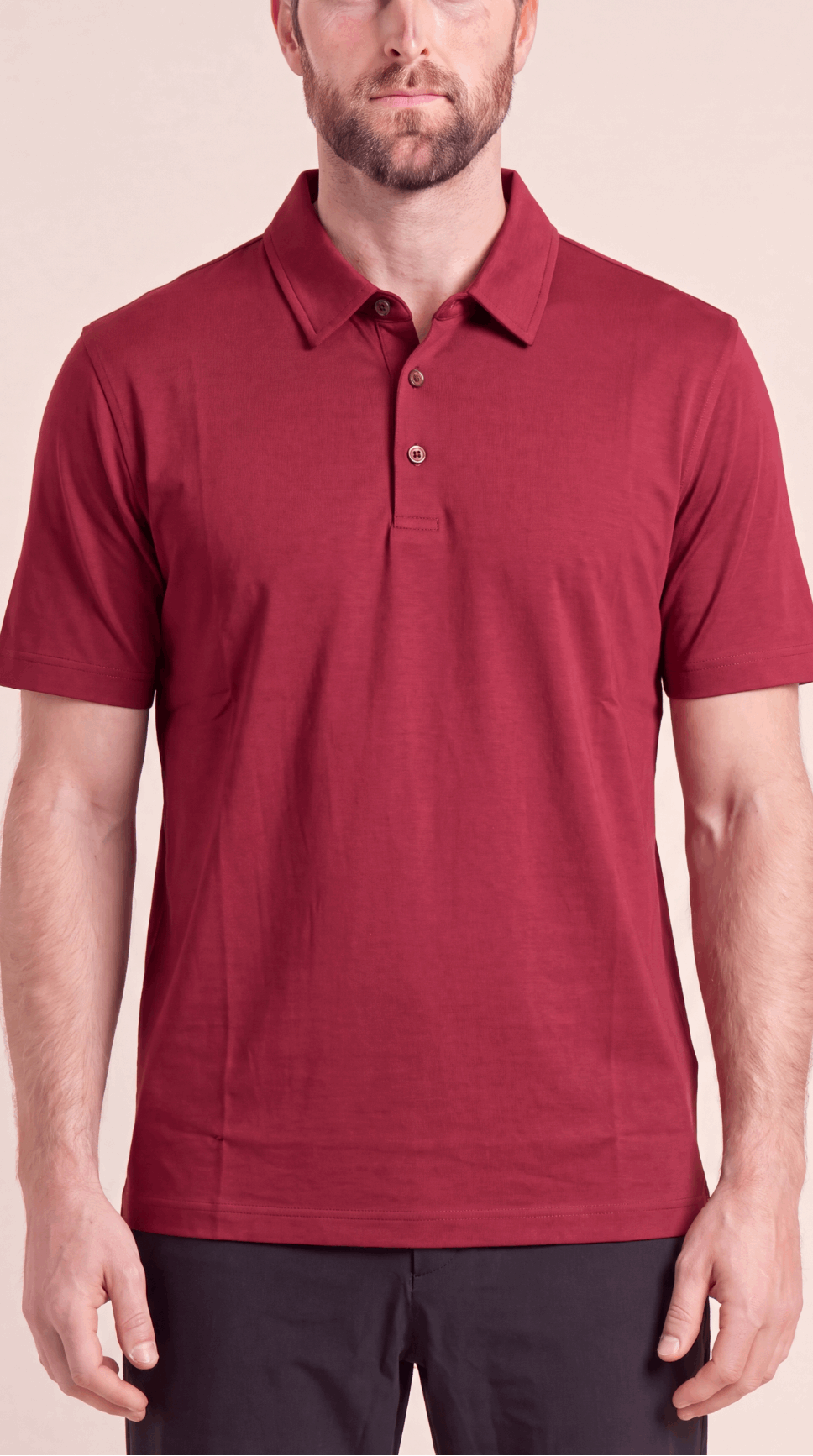 INTERLOCK SUPIMA POLO | ANCORA RED