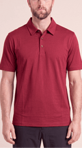INTERLOCK SUPIMA POLO | ANCORA RED