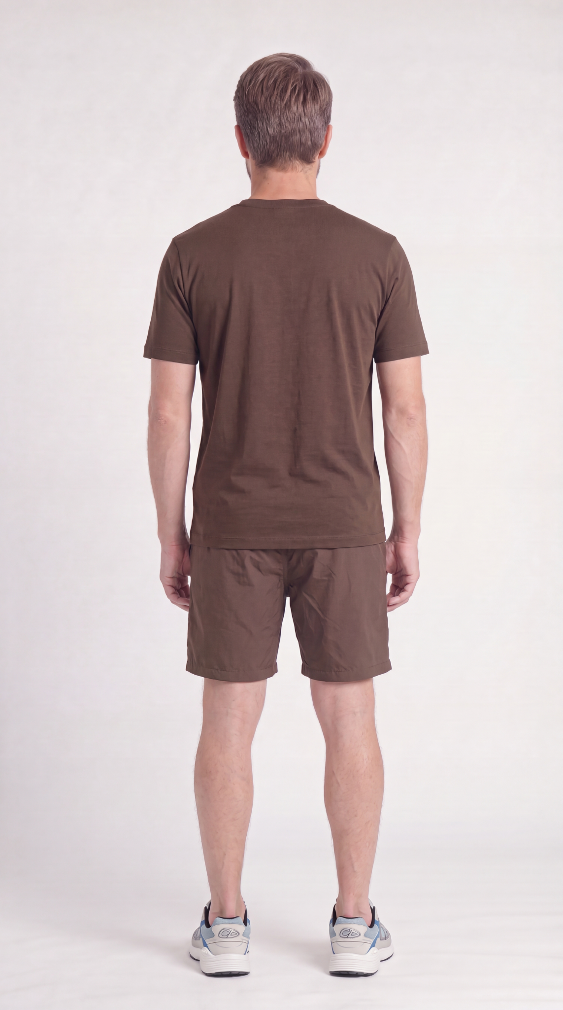 INTERLOCK SUPIMA SHORT | DARK BROWN